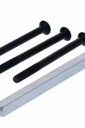S2 montageset voor veiligheidsbeslag kruk/kruk zwart deurdikte 63-68 mm Superprijs