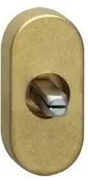 Dagaanbieding Intersteel raamkruk basisplaat hals Ø18mm messing getrommeld