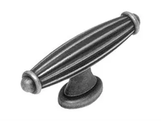 Weekendaanbieding Intersteel knop gerild grijs