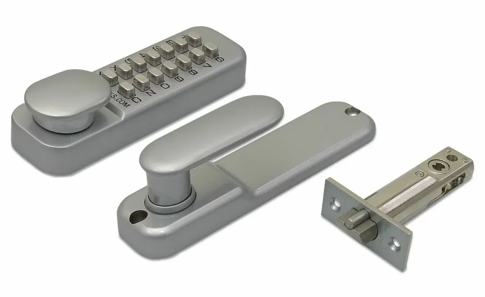 DX Mechanisch codeslot “EASY” satijn verchroomd Weekendaanbieding