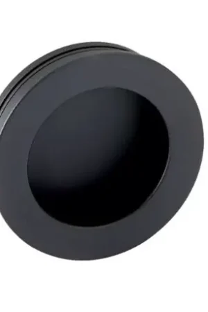 Direct Beschikbaar Schuifdeurkom Rond 40 mm mat zwart