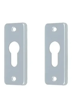 Actieprijs 2 PC-plaatjes Ami rechthoekig aluminium F1