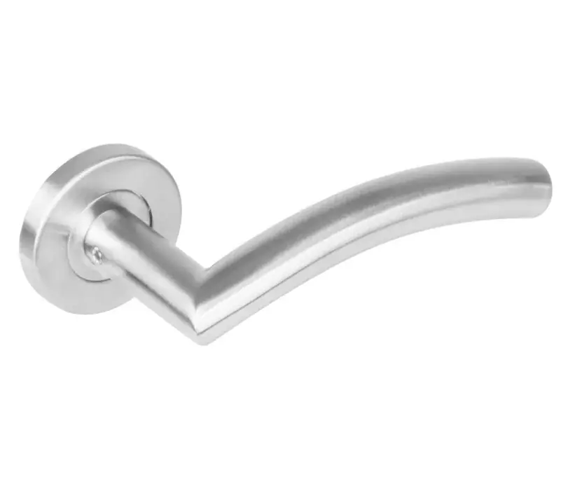 Must-Have Intersteel deurklink Lisa 90° op rond rozet rvs