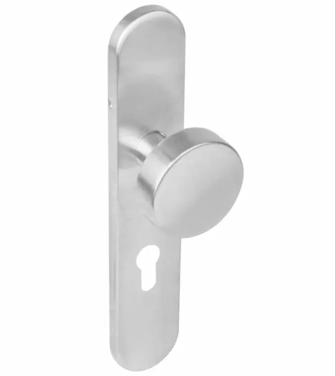 Rechtstreeks Van De Fabrikant Intersteel knopschild verdekt rond PC72 mm rvs