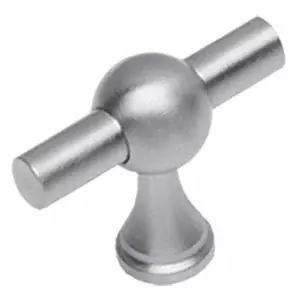 Laatste Versie Intersteel knop T-vorm rvs 47 mm