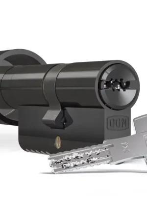 Beperkte Voorraad DOM ix TwinStar knopcilinder K55/35 SKG3 zwart
