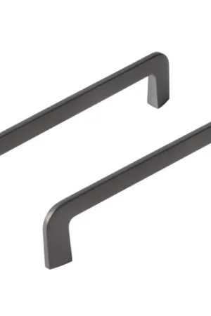 Betrouwbaar Differnz meubelgreep Rotterdam 128 mm gunmetal 2 stuks