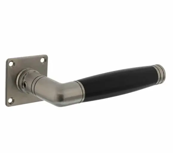 Gecertificeerd Intersteel enkele deurklink Ton 212 met vierkant rozet rvs