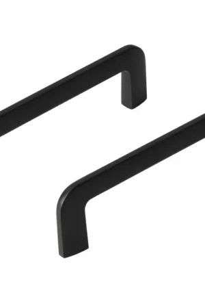 Snelle Levering Differnz meubelgreep Rotterdam 96 mm mat zwart 2 stuks