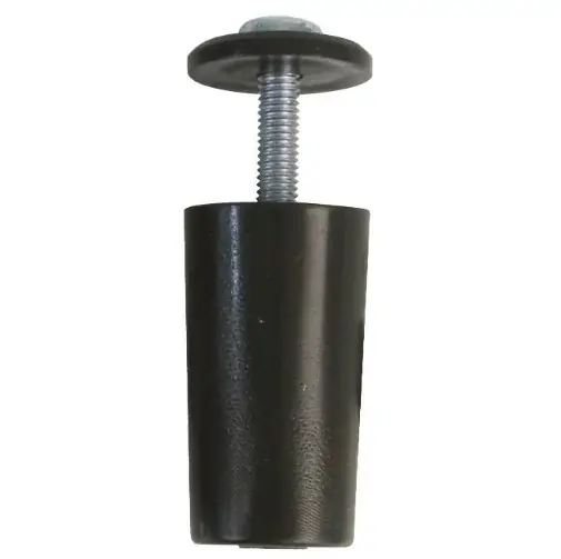 Stopper voor rolluiken 40 mm brons Op = Op