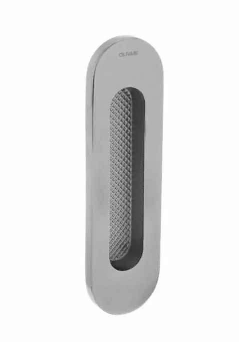 Favoriet Olivari schuifdeurkom Vico 128×37 mm chroom mat