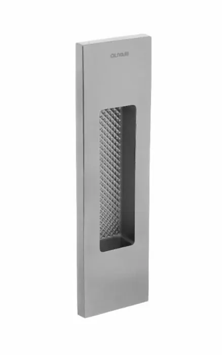 Alleen Vandaag Olivari schuifdeurkom Siro 128×37 mm chroom mat