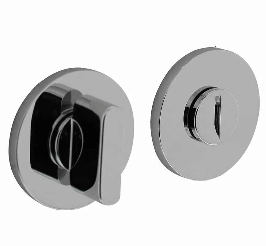 Olivari rozet toilet-/badkamersluiting rond chroom mat Betaalbaar