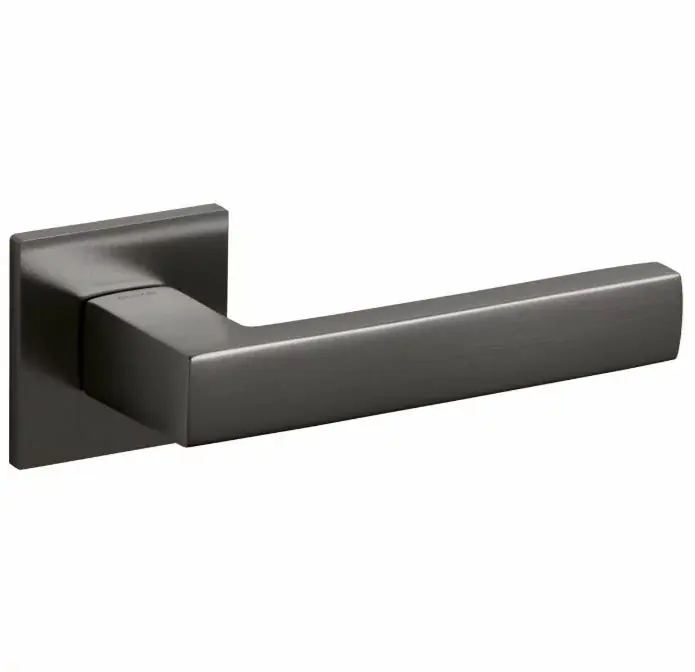 Speciale Aanbieding Olivari deurklink Planet Q op rozet antraciet mat titaan PVD