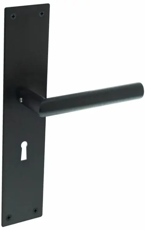 Tijdelijk Beschikbaar Intersteel deurklink Jura met schild 250x55x2mm SL110 zwart
