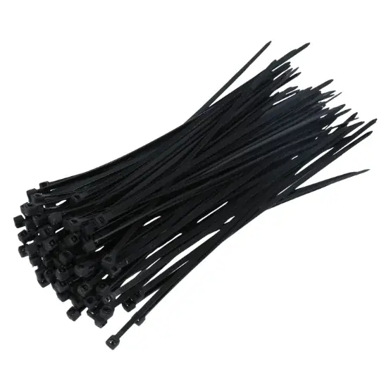 Lage Prijs 100 bundelbandjes nylon zwart 2,5 x 150 mm