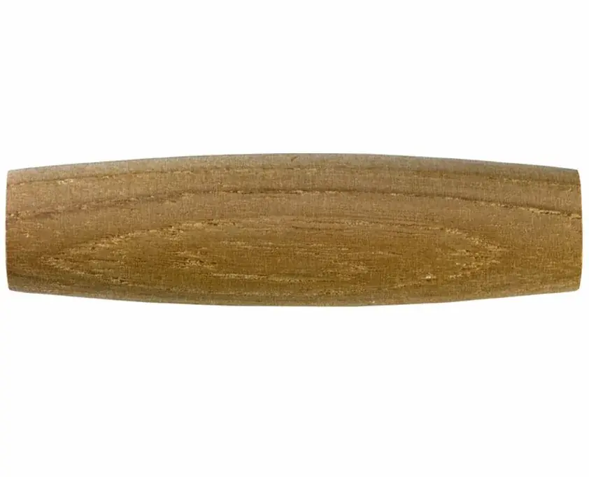 Inzetstuk teak 75mm tbv deurklink Ton Koopje