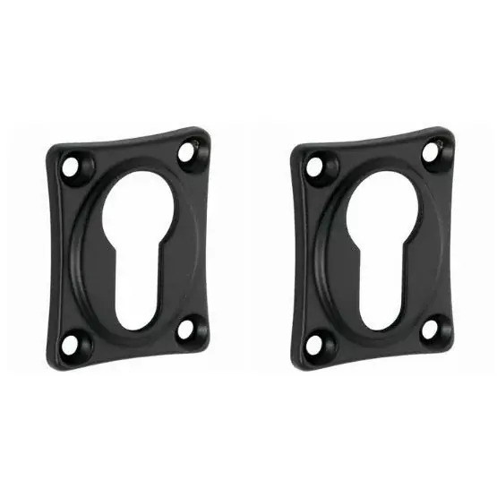 Set van twee PC-plaatjes vierkant mat zwart Shop Nu