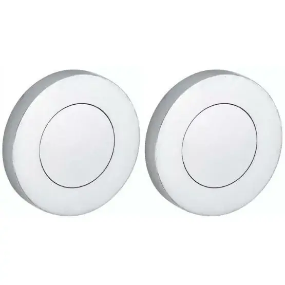 Snelle Levering Set van twee blinde plaatjes Vivo BB glans chroom