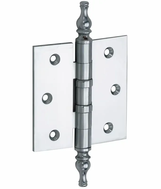 Kogellagerscharnier 89×89 rechte hoek vaas glans chroom Koopje