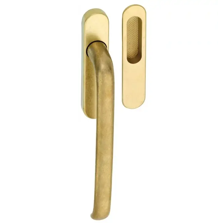Lage Kosten Hef/schuifdeurbeslag Elegant messing antiek