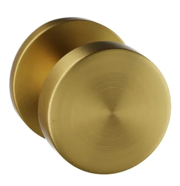 Gratis Retour Vaste knop Permafix rond ø52x6mm PVD goud