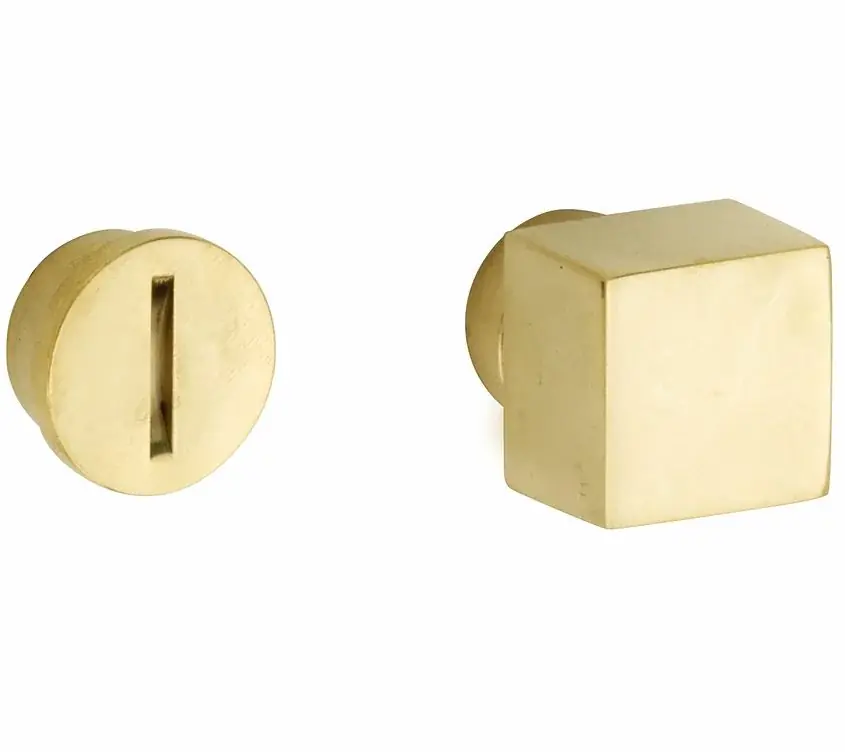 WC olive 5-8 mm Bauhaus messing gelakt Premium
