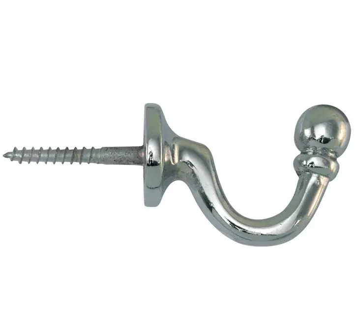 Schroefhaak Kogel 30mm glans chroom Voordeelprijs
