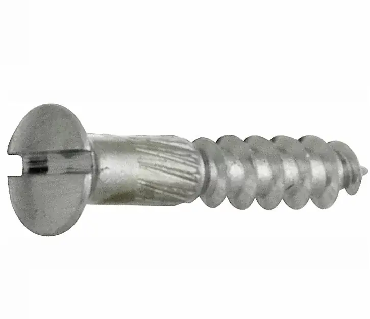 Houtschroef (4 stuks) 4,0×30 mm mat chroom Gereduceerde Prijs