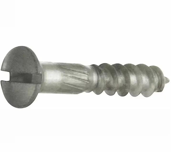 Nieuw Houtschroef (4 stuks) 4,0×25 mm mat nikkel ongelakt