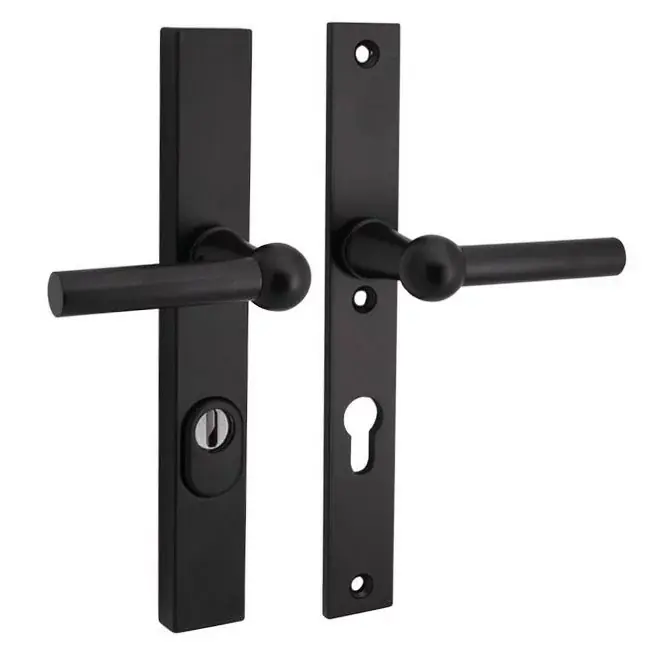 Gratis Retour SKG3 PC72 kruk/kruk op smalschild Chemin de fer rechts + kerntrekbeveiliging mat zwart