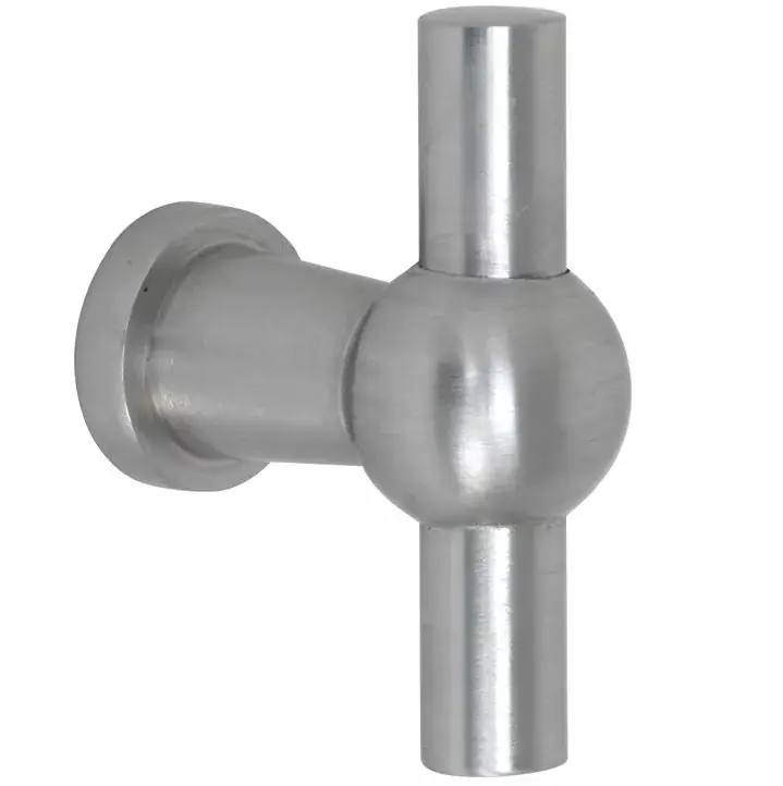 Meubelknop Chemin de Fer 58x10mm mat nikkel ongelakt Bestel Nu