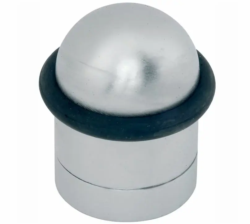 Uitverkoop Deurstopper rond Ø32mm mat chroom