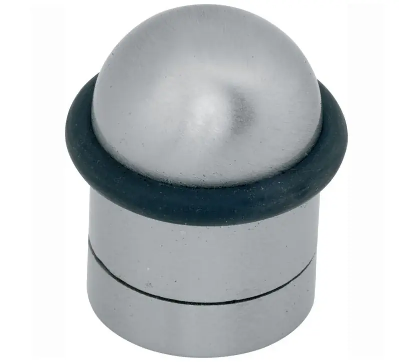Deurstopper rond Ø32mm mat nikkel ongelakt Premium