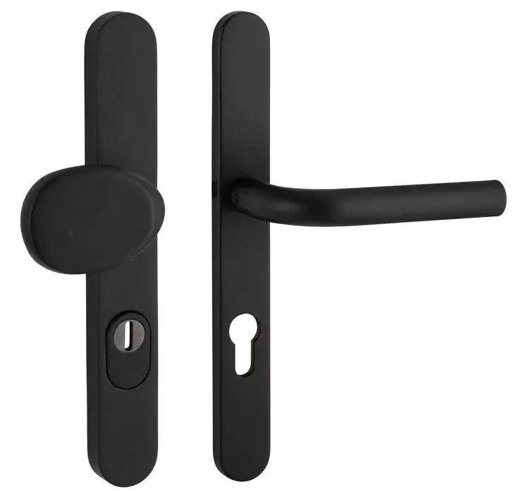 SKG3 PC72 knop/kruk L op ovaal smal schild PRIO + kerntrekbeveiliging zwart Shop Nu