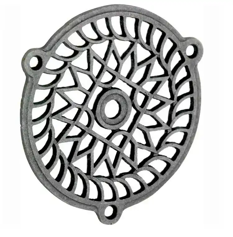 Luchtrooster Versailles 11cm ijzer blank Weekendaanbieding