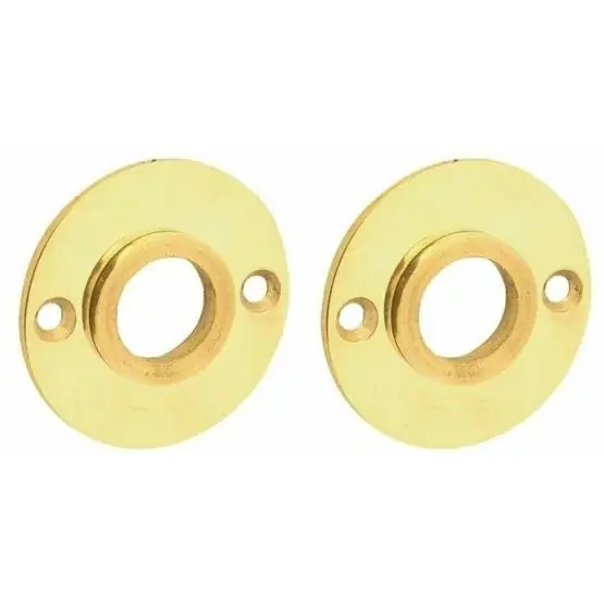 Lage Prijs Set van twee krukrozetten Chemin de Fer 40mm messing ongelakt