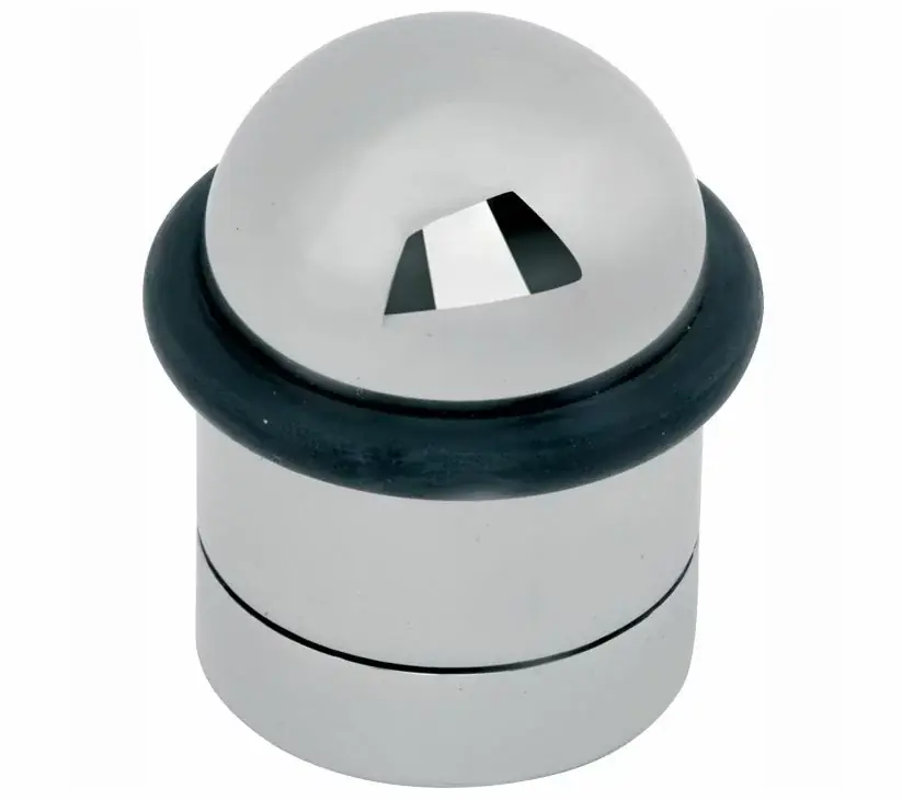 Korting Deurstopper rond Ø32mm glans nikkel