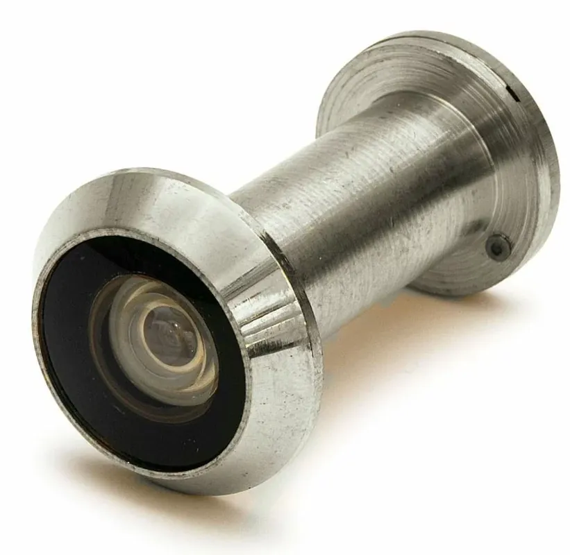 DX Deurspion 200 ° voor deurdikte 35-55 messing verchroomd Fabrieksprijs