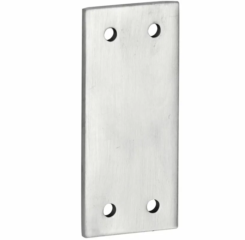 Premium Vulplaat tbv SKG raamsluiting 3 mm mat nikkel ongelakt
