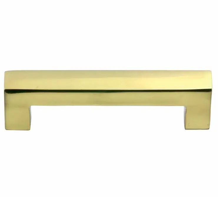 Meubelgreep Karé 96 mm messing gelakt Koopje