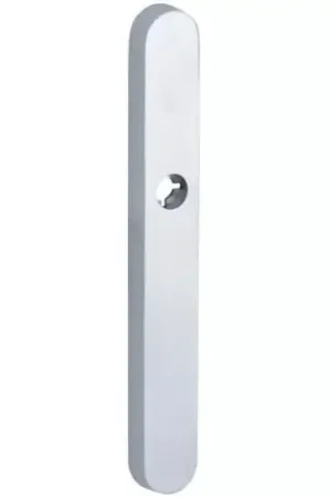 SKG3 ovaal smal schild blind buiten mat chroom Laatste Kans