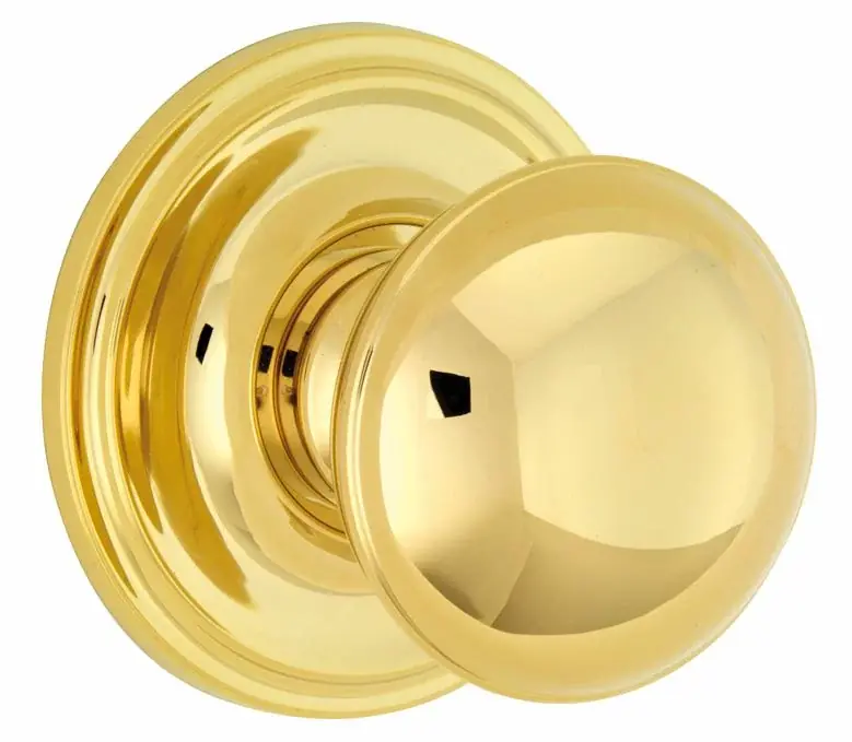 Beperkt Aanbod Voordeurknop Paddenstoel 60mm messing PVD
