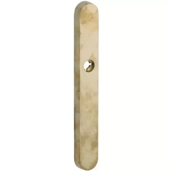 SKG3 ovaal smal schild blind buiten messing antiek Veilige Betaling