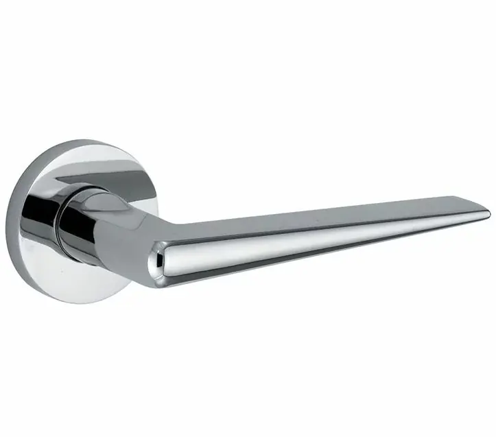 Bestseller Deurklink op geveerd rozet Wig/Vivo glans chroom