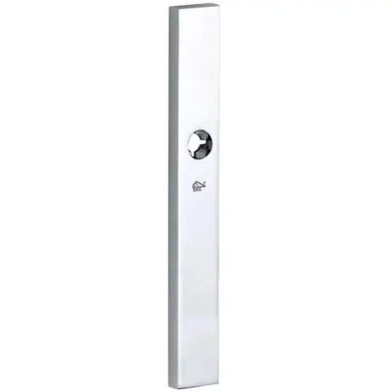 SKG3 rechthoekig smal schild blind buiten glans chroom Finale Uitverkoop
