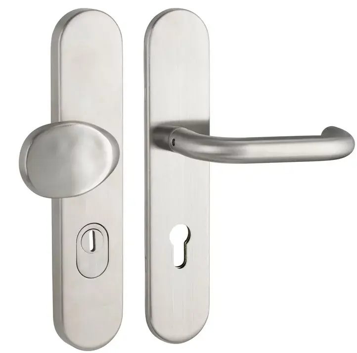 Laatste Versie SKG3 PC92 knop/kruk U op ovaal schild TOP + kerntrekbeveiliging rvs