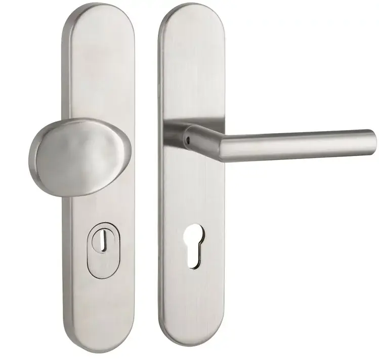 SKG3 PC92 knop/kruk T op ovaal schild TOP + kerntrekbeveiliging rvs Favoriet