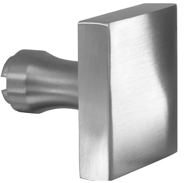 Knop Bauhaus tbv SKG schild mat nikkel PVD Favoriet