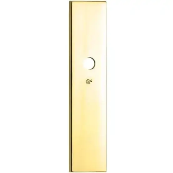 Premium SKG3 rechthoekig schild blind buiten messing ongelakt